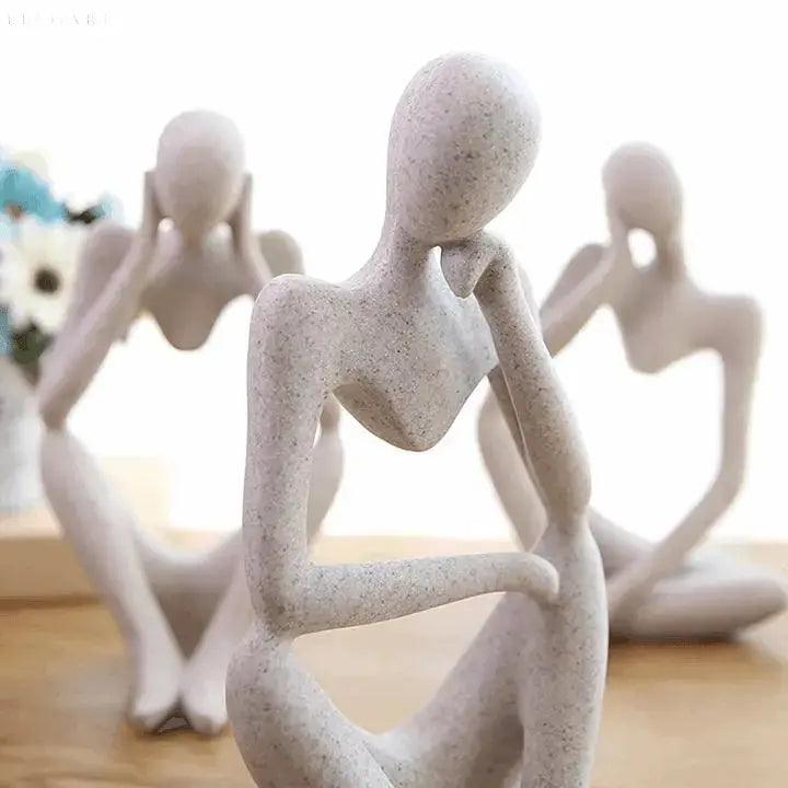 De Denker - Abstracte Sculptuur