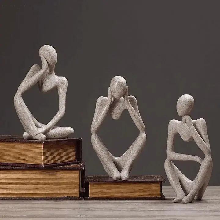 De Denker - Abstracte Sculptuur