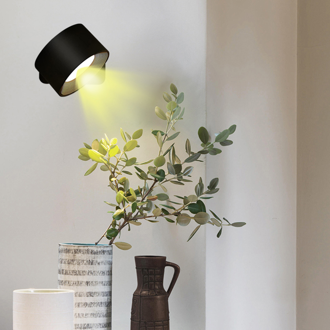 FlexiLight Draadloze, oplaadbare 360° wandlamp