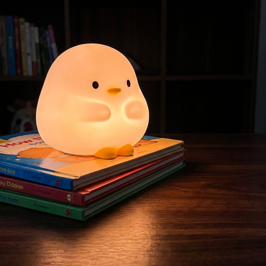 Cute Duck LED Touch Night Lamp