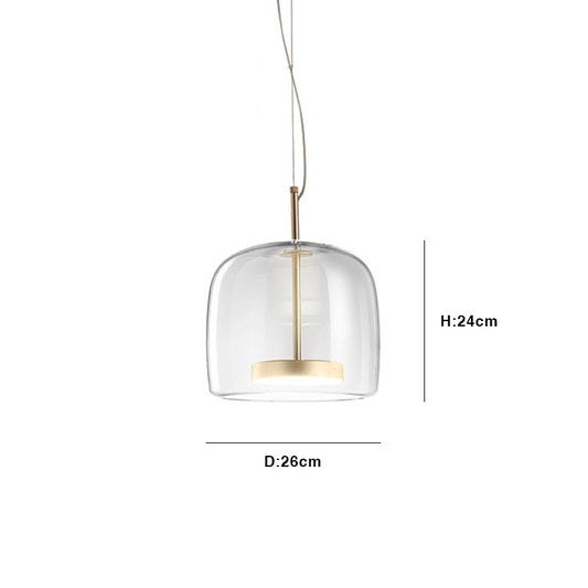 Hotel glazen hanglamp
