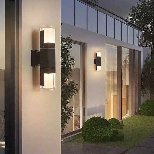 TwilightCast | Dubbele buitenwandlamp voor sfeervolle verlichting