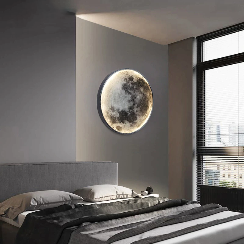 LunarGlow | Elegante LED maanlicht wandlamp