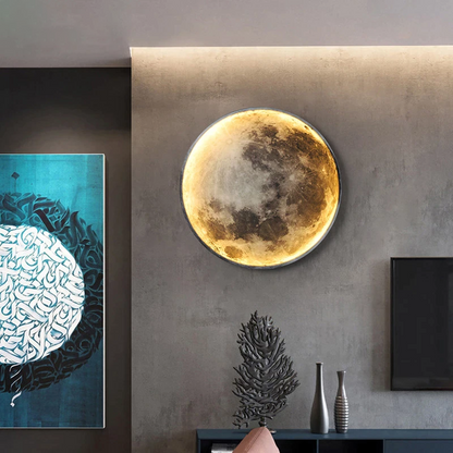 LunarGlow | Elegante LED maanlicht wandlamp