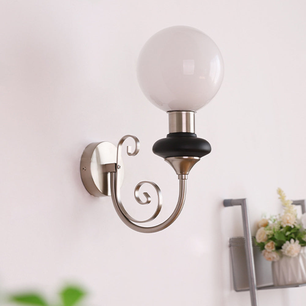 VintageGlow | Retro Frans glazen wandlamp