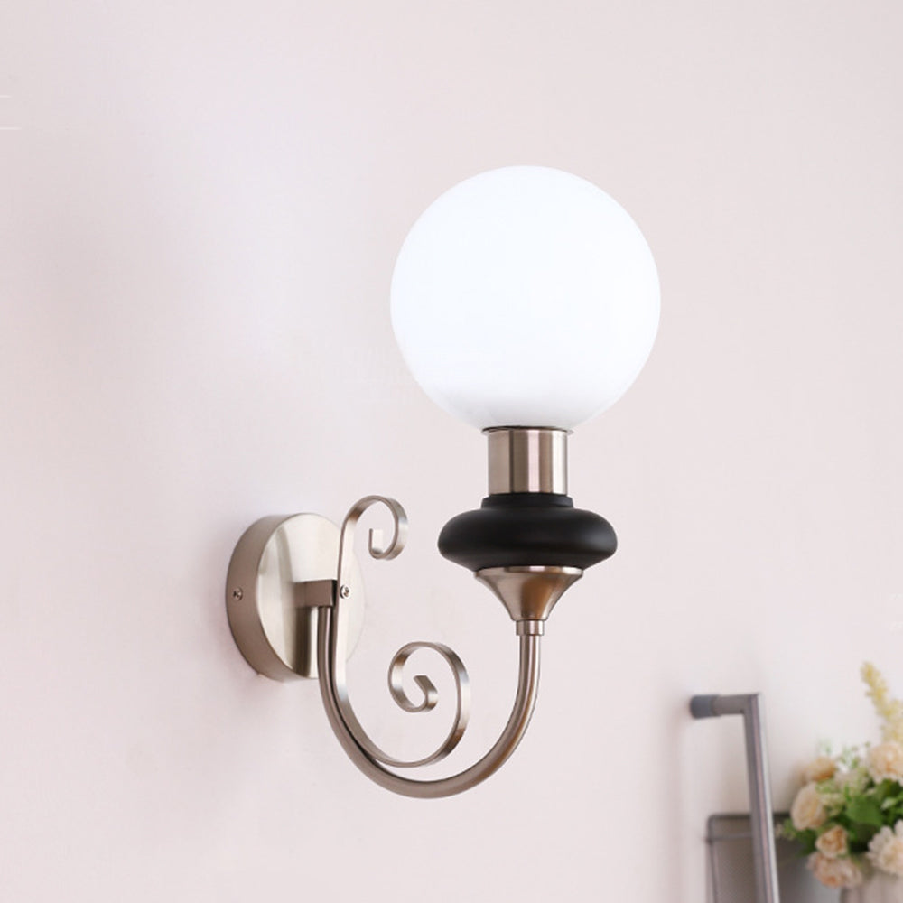 VintageGlow | Retro Frans glazen wandlamp