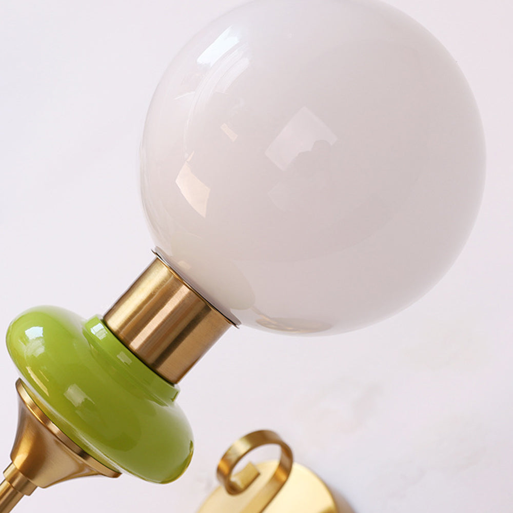 VintageGlow | Retro Frans glazen wandlamp