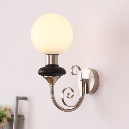 VintageGlow | Retro Frans glazen wandlamp
