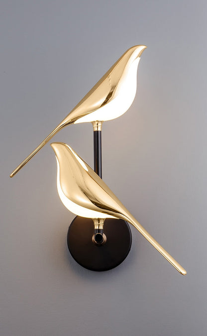 FeatherGlow | Elegante vogelvormige wandlamp
