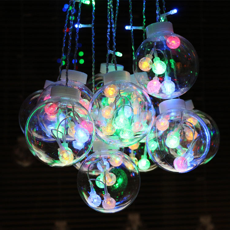 LED Feeën tuinlampjes met Gloeibollen – Warm Wit of Multicolor – IP44 – 12 Ballen van 8 cm