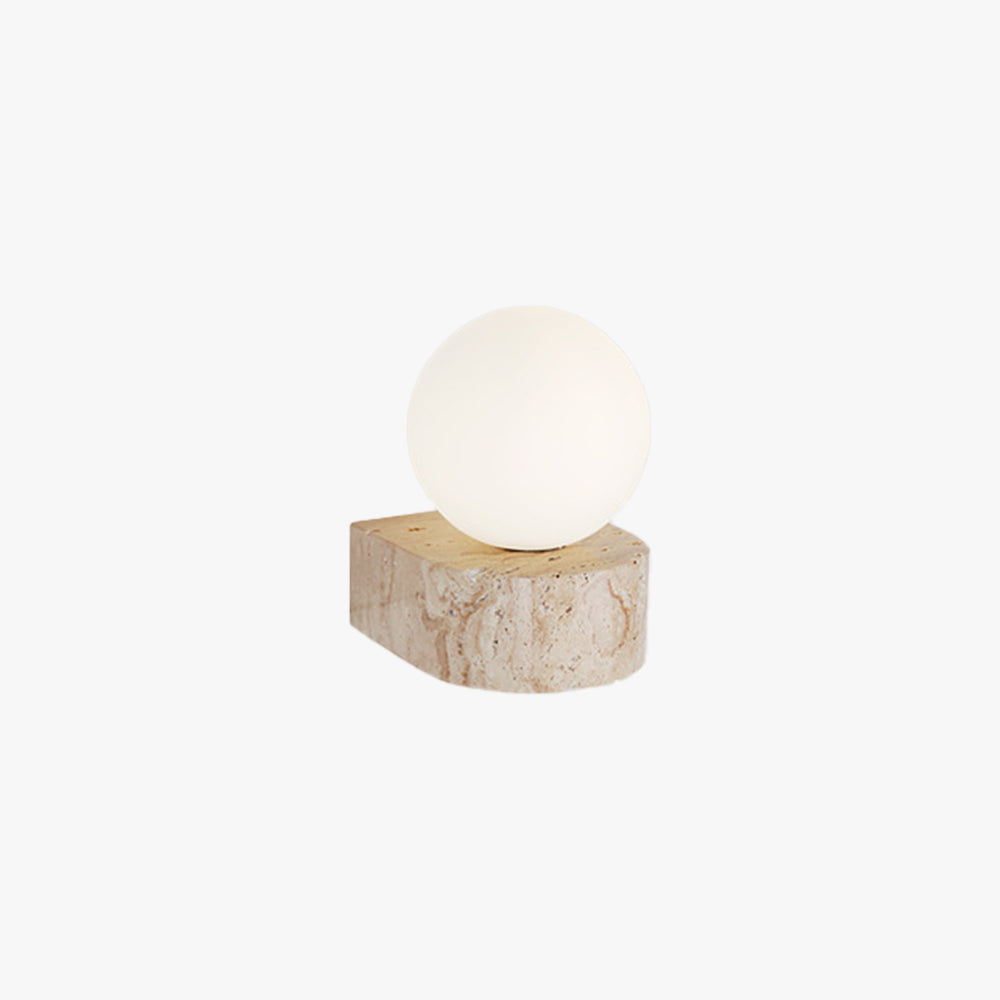 LunaStone | Marmer globe wandlamp