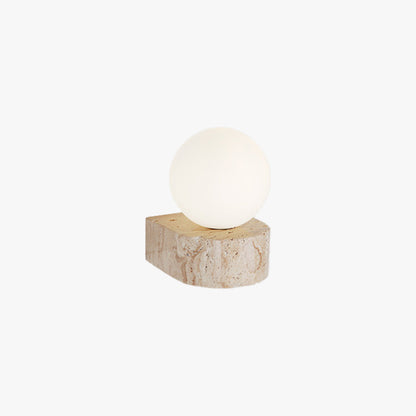 LunaStone | Marmer globe wandlamp