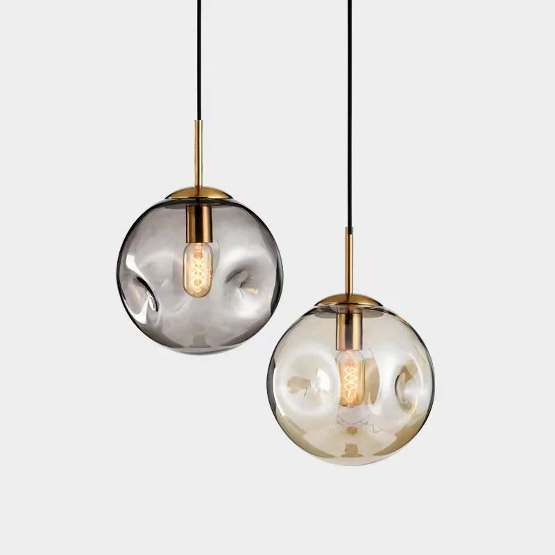 BolSphere - Elegante  glazen bol hanglamp