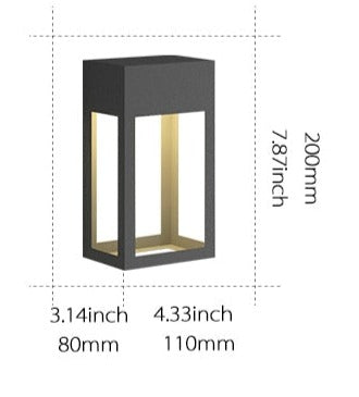 Omira | Waterdicht Modern Portaal Geleid Licht