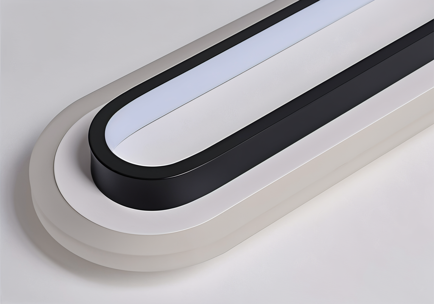 OvalLuxe LED Plafondlamp | Moderne Ovale Plafondlamp 24W Warm Wit, Energiezuinig & Elegant voor Woonkamer, Slaapkamer & Gang