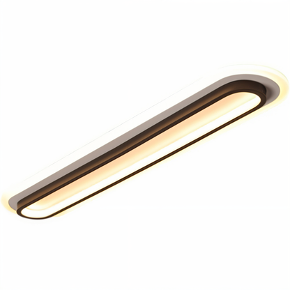 OvalLuxe LED Plafondlamp | Moderne Ovale Plafondlamp 24W Warm Wit, Energiezuinig & Elegant voor Woonkamer, Slaapkamer & Gang