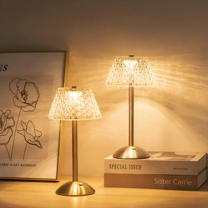 RusticGlow tafellamp - Stijlvolle snoerloze verlichting