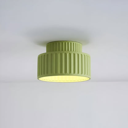RibLight plafondlamp van wit hars - middeleeuwse elegantie voor je huis