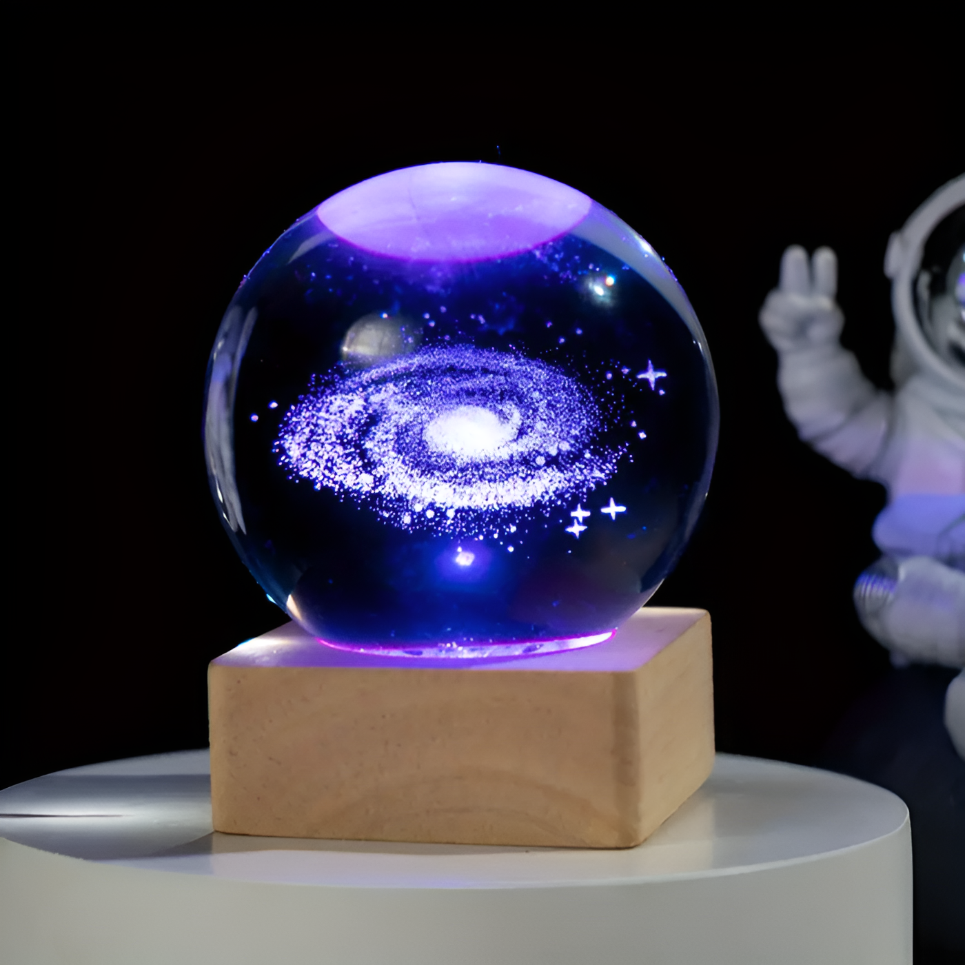 GalaxyLight | LED kristallen bol nachtlampje