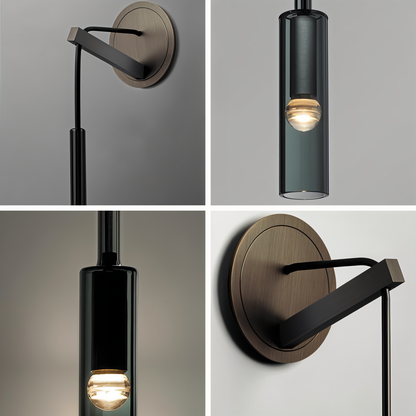 CrystalTube Minimalistische wandlamp