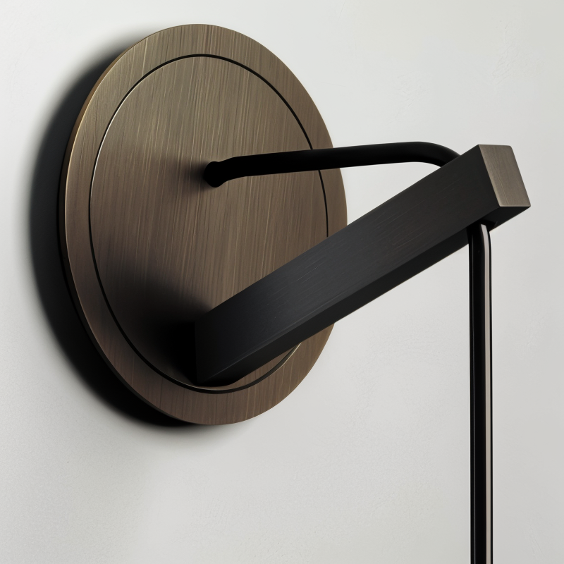 CrystalTube Minimalistische wandlamp