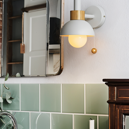 Pastelpop wandlamp - Scandinavisch design met trekschakelaar