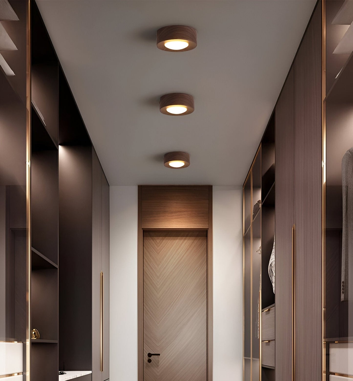 WoodGlow LED-spot - Natuurlijke elegantie met walnootafwerking