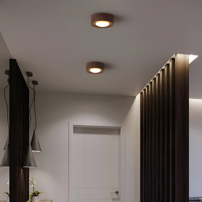 WoodGlow LED-spot - Natuurlijke elegantie met walnootafwerking