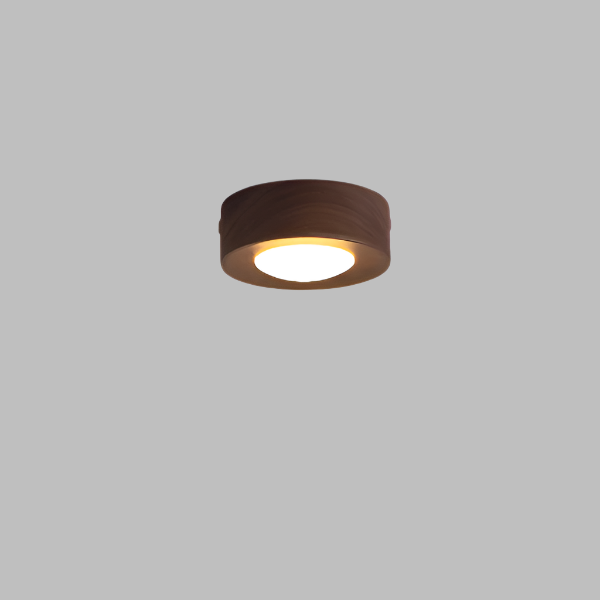 WoodGlow LED-spot - Natuurlijke elegantie met walnootafwerking