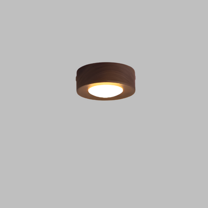 WoodGlow LED-spot - Natuurlijke elegantie met walnootafwerking