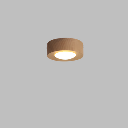 WoodGlow LED-spot - Natuurlijke elegantie met walnootafwerking