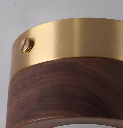 WoodGlow LED-spot - Natuurlijke elegantie met walnootafwerking