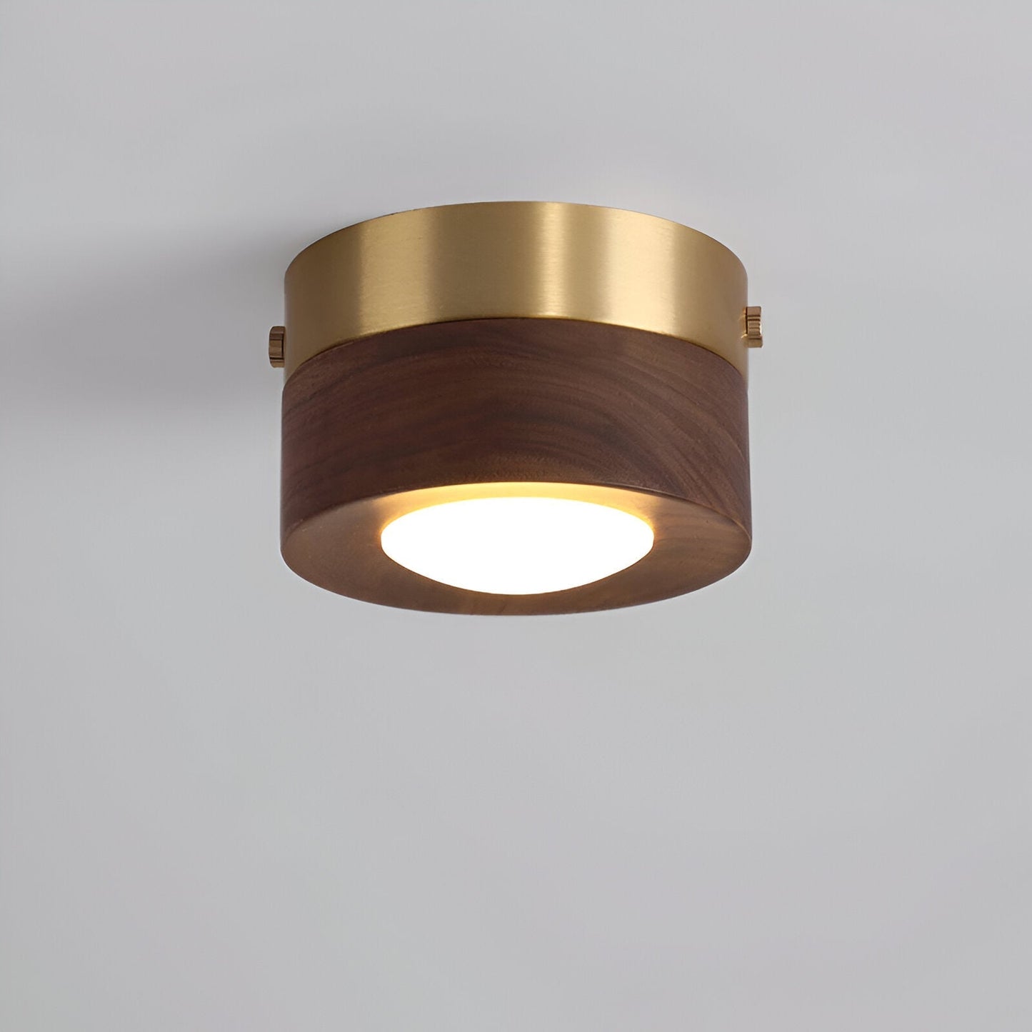 WoodGlow LED-spot - Natuurlijke elegantie met walnootafwerking