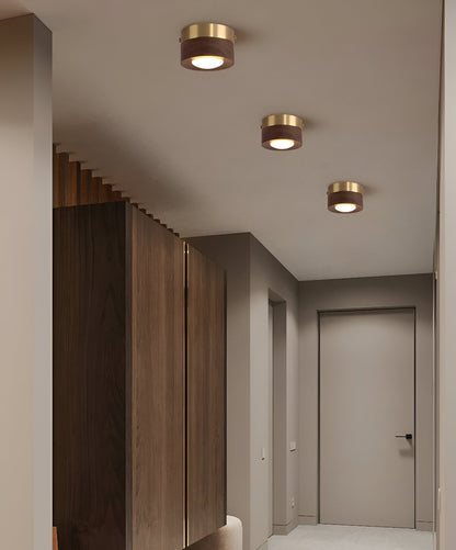 WoodGlow LED-spot - Natuurlijke elegantie met walnootafwerking