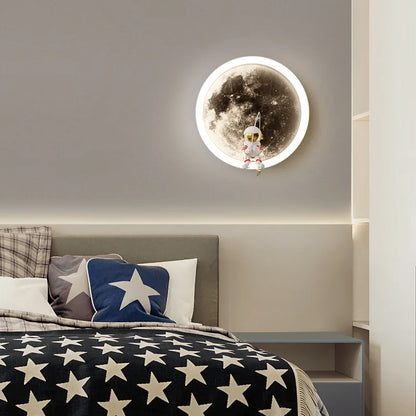 LunarCatch | Stralende maan wandlamp