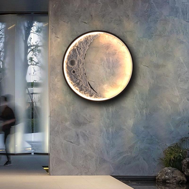 NightSphere | Gloeiende halve maan wandlamp