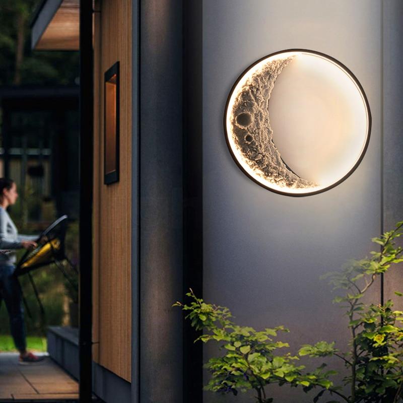 NightSphere | Gloeiende halve maan wandlamp