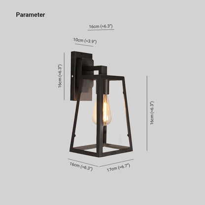 LoftGlow | Minimalistische lantaarn wandlamp