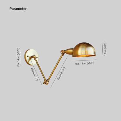 GildedFlex | Elegante wandlamp met gouden afwerking
