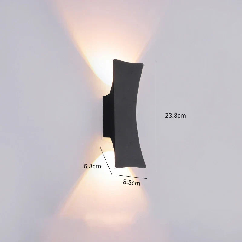 StadtStrahl | Stijlvolle LED buitenwandlamp voor moderne architectuur