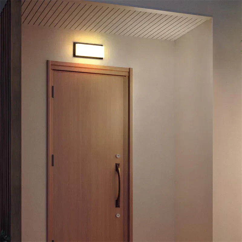 WandieGlow LED Buitenwandlamp | Moderne Aluminium Wandlamp Waterdicht voor Tuin, Balkon & Entree