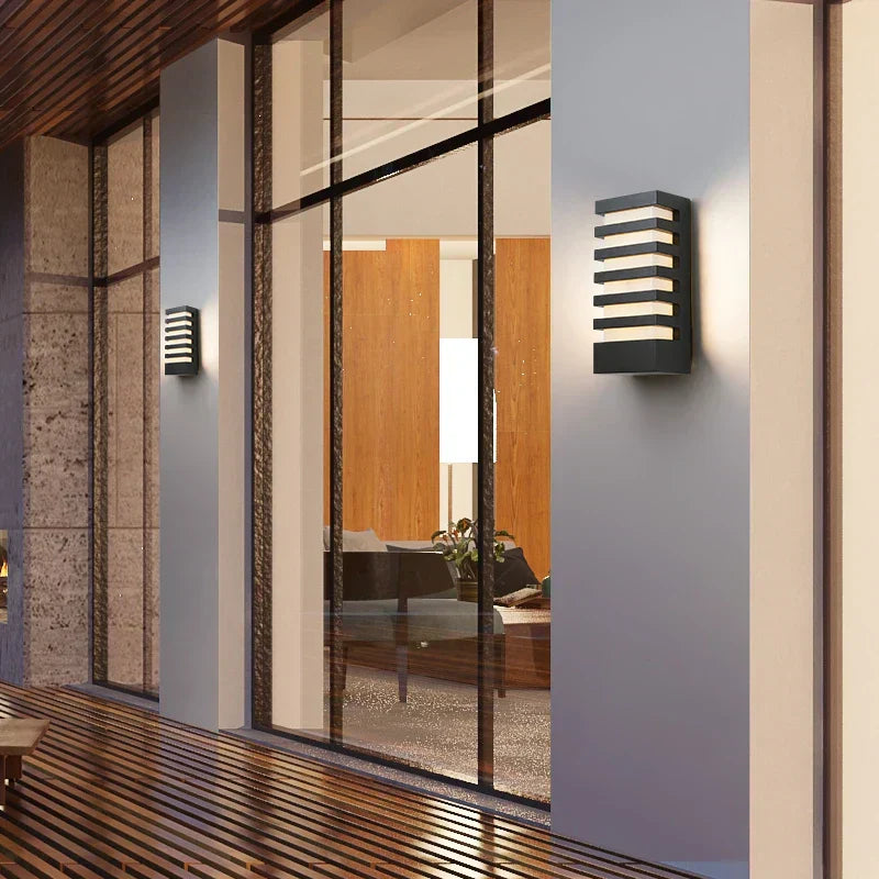 Moderne aluminium wandlamp | Waterdicht en stijlvol voor binnen en buiten