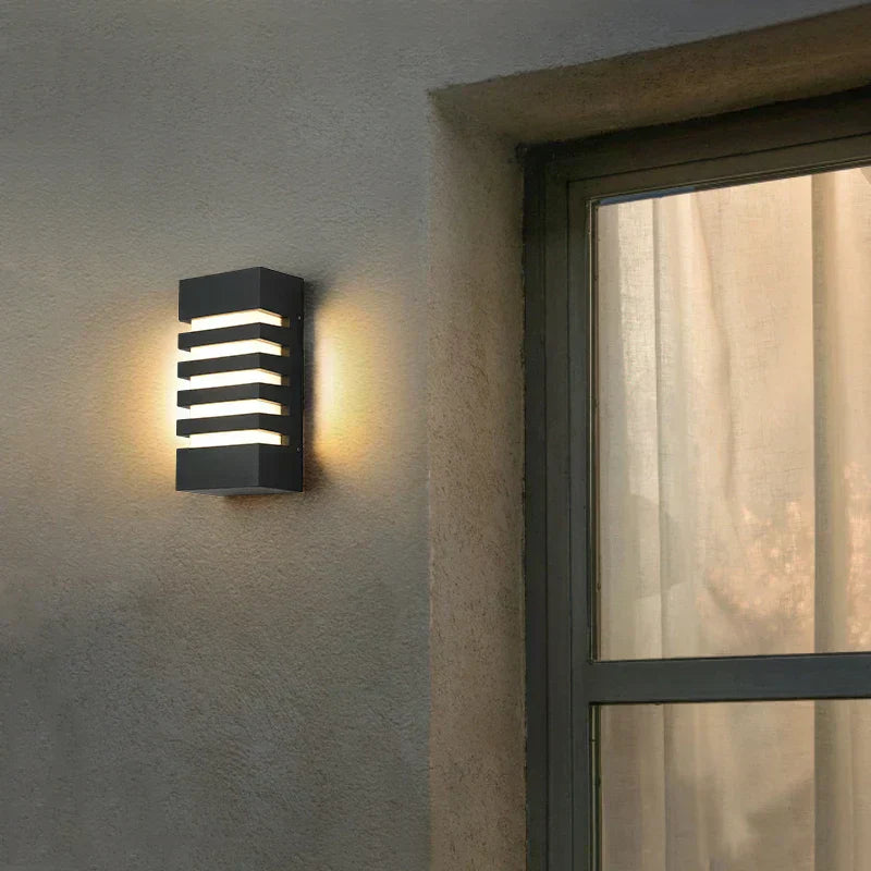 Moderne aluminium wandlamp | Waterdicht en stijlvol voor binnen en buiten