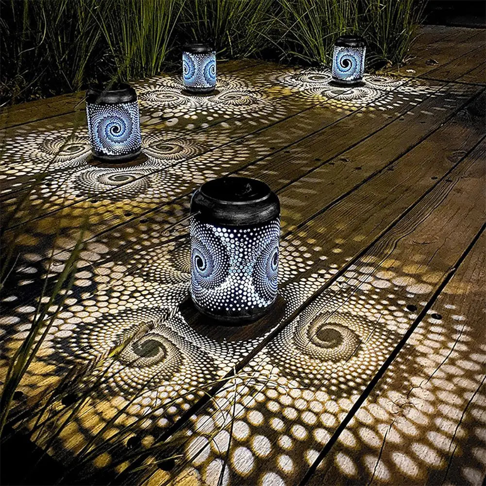 SnailMagic | 3D buitenlamp op zonne-energie met slakkenpatroon