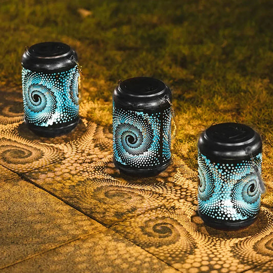 SnailMagic | 3D buitenlamp op zonne-energie met slakkenpatroon