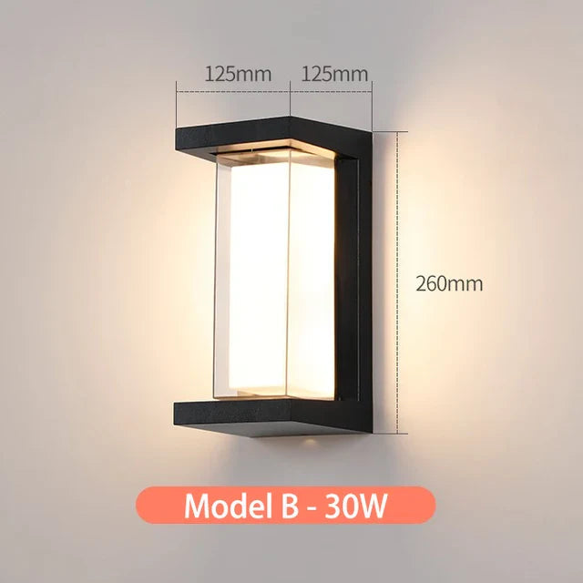 TwilightGlance – Elegante LED Buitenwandlamp | Weerbestendig & Duurzaam voor Tuin & Terras
