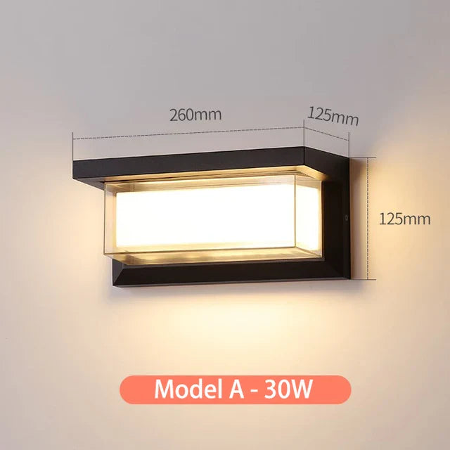 TwilightGlance – Elegante LED Buitenwandlamp | Weerbestendig & Duurzaam voor Tuin & Terras