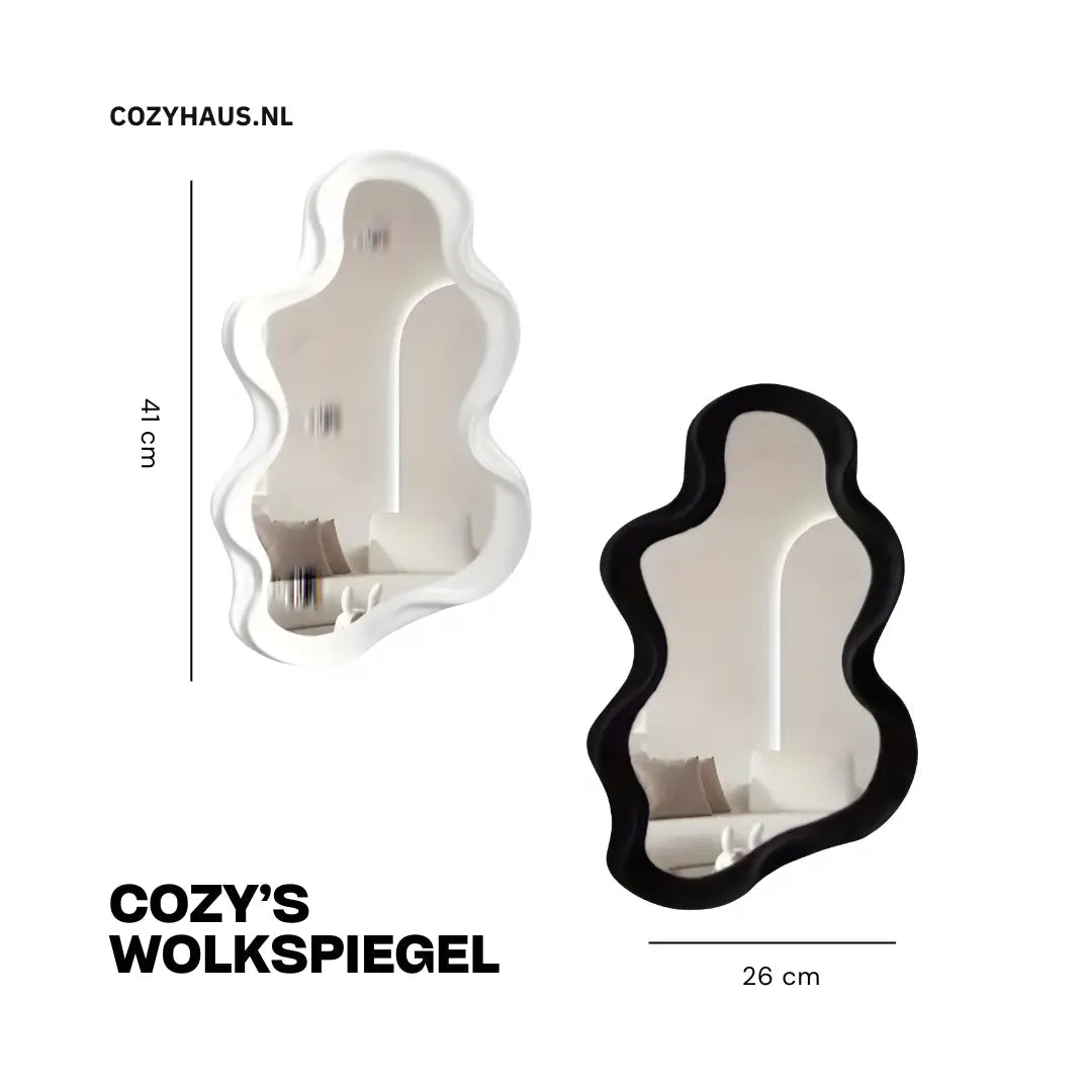 Nordic - Wolkvormige Spiegel