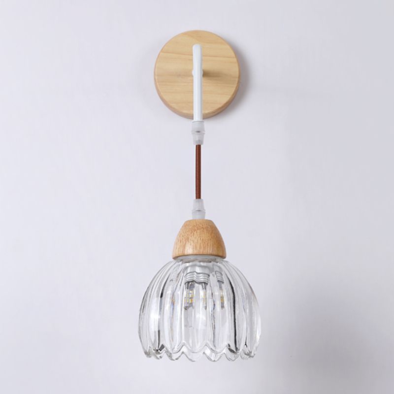 NordicGleam | Kristallen koepel wandlamp helder