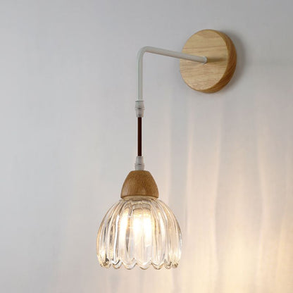 NordicGleam | Kristallen koepel wandlamp helder